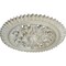 Ekena Millwork York Ceiling Medallion (Fits Canopies up to 3 5/8"), Hand-Painted Flash Blue, 21 5/8"OD x 2 1/2"P CM21YOFBS - alternate 2